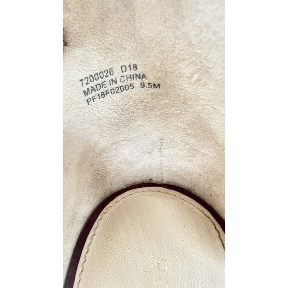 Rachel Zoe Stiletto Heels Burgundy Wine Size Ankle Strap 9.5 - Picture 5 of 8